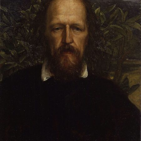 Alfred Tennyson, 1st Baron Tennyson, by George Frederic Watts (died 1904), given to the National Portrait Gallery, London in 1895.